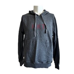 Hackett London HKT Logo Hoody Pullover Sweatshirt Gray Size Medium M